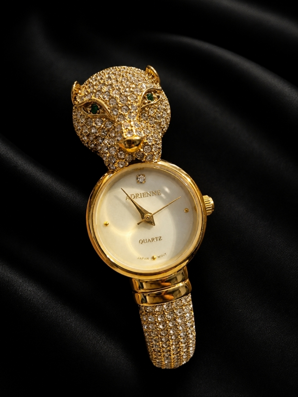 3d Leopard Watch Crystals Bangle Style